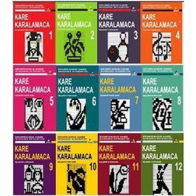 DÜNYA BEYIN OLIMPIYATLARI KARE KARALAMACA SERISI (12 KITAP TAKIM) - AHMET KARAÇAM