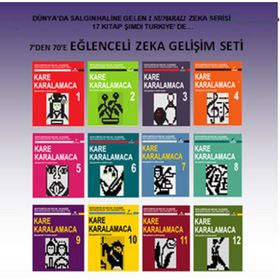 DÜNYA BEYIN OLIMPIYATLARI KARE KARALAMACA SERISI (12 KITAP TAKIM) - AHMET KARAÇAM