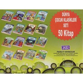Dünya Çocuk Klasikleri İlköğretim 50 Kitap Hikaye Seti Takım - Kollektif