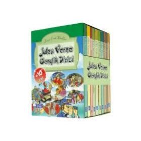 Dünya Çocuk Klasikleri Jules Verne Seti 10 Kitap - Jules Verne
