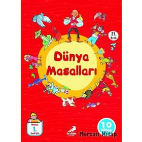 Dünya Masalları Düz Yazılı 10 Kitap Kollektif Erdem Yayınları
