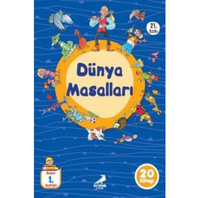 Dünya Masalları İlkokul 1. Sınıf 20 Kitap Erdem Çocuk Yayınları