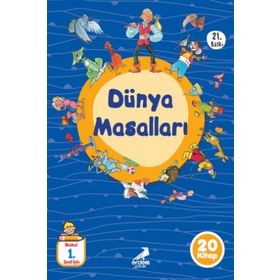 Dünya Masalları İlkokul 1. Sınıf 20 Kitap Erdem Çocuk Yayınları