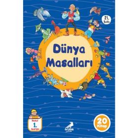 Dünya Masalları İlkokul 1. Sınıf 20 Kitap Erdem Çocuk Yayınları