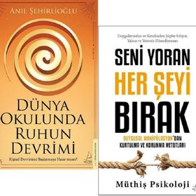Dünya Okulunda Ruhun Devrimi + Seni Yoran Her Şeyi Bırak / 2 Kitap Set - Destek Yayınları