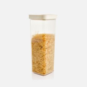 Dünya Plastik 2150 ml Kare Saklama Kavanozu