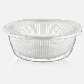 Dünya Plastik 4.5 lt 29.3x28x11.3 cm Şeffaf Süzgeç