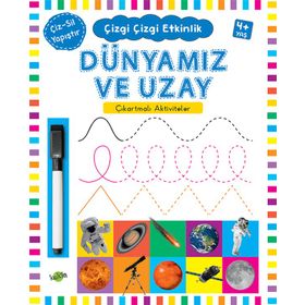 Dünyamız ve Uzay Çıkartmalı Aktiviteler 4+ Yaş - Kukla Yayınları