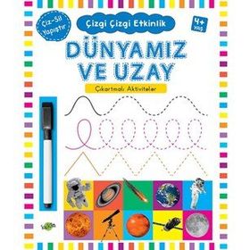Dünyamız ve Uzay Çıkartmalı Aktiviteler 4+ Yaş - Kukla Yayınları