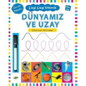 Dünyamız ve Uzay Çıkartmalı Aktiviteler 4+ Yaş - Kukla Yayınları