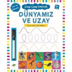 Dünyamız ve Uzay Çıkartmalı Aktiviteler 4+ Yaş - Kukla Yayınları