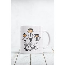 Dünyanın En Babası Baskılı Kupa