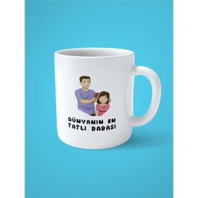 Dünyanın En Tatlı Babası Baskılı Kupa