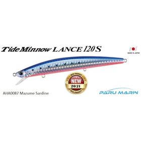 Duo 120S AHA0087 Tide Minnow Lance Mazume Sardine Suni Balık Yemi
