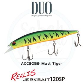 Duo 120SP ACC3059 Mat Tiger Realis Jerkbait
