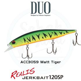 Duo 120SP ACC3059 Mat Tiger Realis Jerkbait