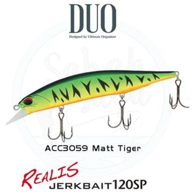 Duo 120SP ACC3059 Mat Tiger Realis Jerkbait