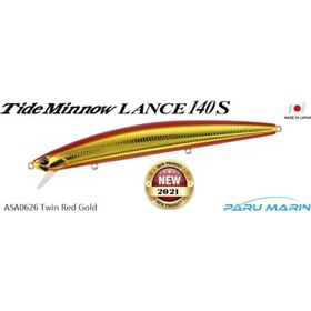 Duo 140S ASA0626 Tide Minnow Lance Twin Red Gold Yem