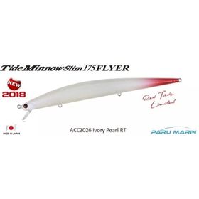 Duo 175 ACCZ026 Tide Minnow Slim Flyer Ivory Pearl Red Tail Sahte Balık