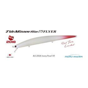 Duo 175 ACCZ026 Tide Minnow Slim Flyer Ivory Pearl Red Tail Sahte Balık