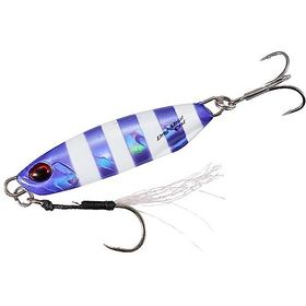 Duo 40G PJAZ142 Drag Metal Cast Purple Zebra Glow Balık Yemi