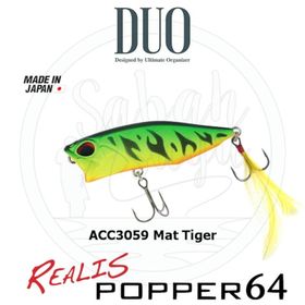Duo 64 ACC3059 Realis Popper Mat Tiger Balık Yemi
