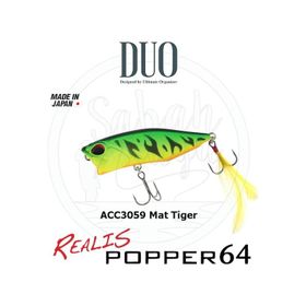 Duo 64 ACC3059 Realis Popper Mat Tiger Balık Yemi