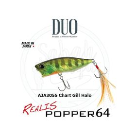 Duo AJA3055 64 Realis Popper Chart Gill Halo Suni Balık Yemi