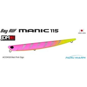 Duo Bay Ruf Manic 115 ACC0418 Mat Pink Gigo Suni Balık Yemi