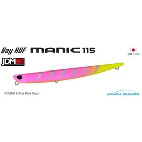 Duo Bay Ruf Manic 115 ACC0418 Mat Pink Gigo Suni Balık Yemi