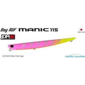 Duo Bay Ruf Manic 115 ACC0418 Mat Pink Gigo Suni Balık Yemi