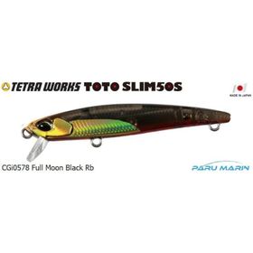 Duo CGI0578 Tetra Works Toto Slim 50S Full Moon Black RB Suni Balık Yemi