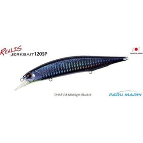 Duo DHA3138 Realis Jerkbait 120SP Midnight Black II Suni Balık Yemi
