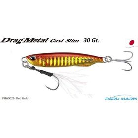 Duo Drag Metal Cast Slim Jig 30 gr PHA0026 Red Gold Suni Balık Yemi