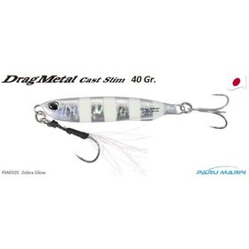 Duo Drag Metal Cast Slim Jig 40 gr PJA0101 Zebra Glow Olta İğnesi