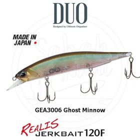 Duo GEA3006 Realis Jerkbait 120 F Ghost Minnow