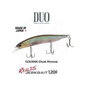 Duo GEA3006 Realis Jerkbait 120 F Ghost Minnow