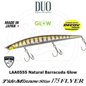 Duo LAA0555 Tide Minnow Slim 175 Flyer Natural Barracuda Glow