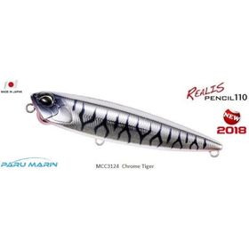 Duo MCC3124 Realis Pencil 110 Chrome Tiger Suni Balık Yemi