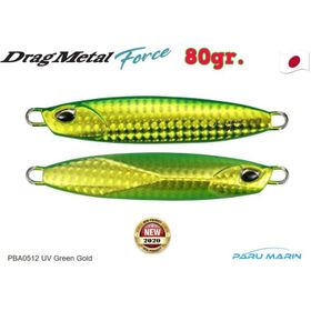 Duo PBA0512 UV Green Gold Drag Metal Force Jig 80 g Sahte Balık