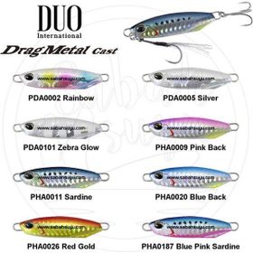 Duo PDA0101 Drag Metal Cast Slow Jig 30 gr Zebra Glow Olta İğnesi
