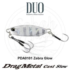 Duo PDA0101 Drag Metal Cast Slow Jig 30 gr Zebra Glow Olta İğnesi