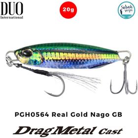 Duo PGH0564 Drag Metal Cast Slim 30 gr Gold Nago Rapala