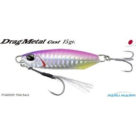 Duo PHA0009 Pink Back 15 gr Drag Metal Cast Jig Balık Yemi