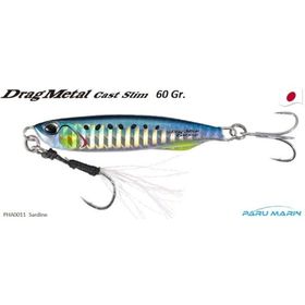 Duo PHA0011 Drag Metal Cast Slim Jig 60 gr Sardine Balık Yemi