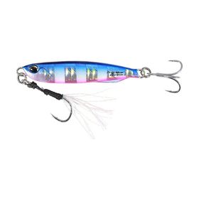 Duo PHA0040 Drag Metal Cast Slim Jig 40 gr Blue Pink Zebra Glow