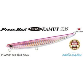 Duo PHA0583 Press Bait Metal Kamuy 35 gr Pink Back Silver Suni Balık Yemi