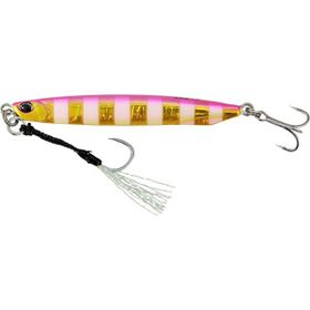 Duo PJA0045 Drag Metal Cast Shot 20 gr Pink Gold Zebra Glow Rapala
