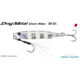 Duo PJA0101 Zebra Glow Drag 30 gr Metal Cast Slim Jig