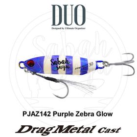 Duo PJAZ142 Drag Metal Cast Slow 20 gr Purple Zebra Glow Rapala